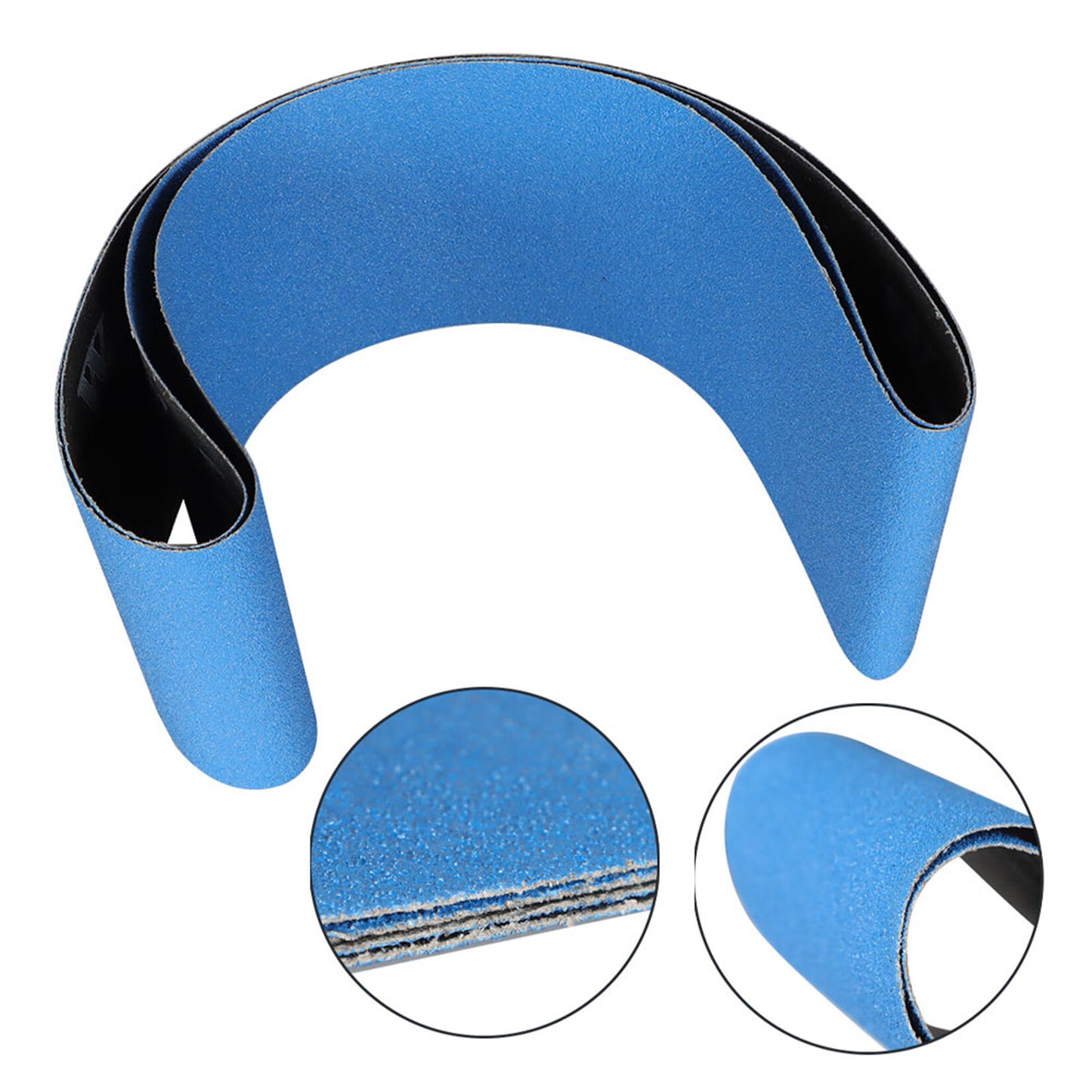 findmall 2Pcs 6 x 48 Inch Sanding Belt 80 Grit Zirconia Belt Sander Paper