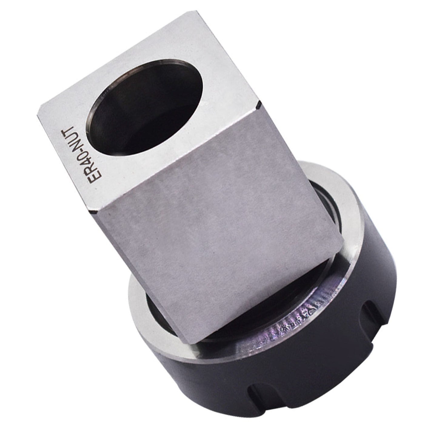 ER-40 Square Hex Collet Block Chuck Holder for CNC Lathe Engraving Machine (ER-40 Square)