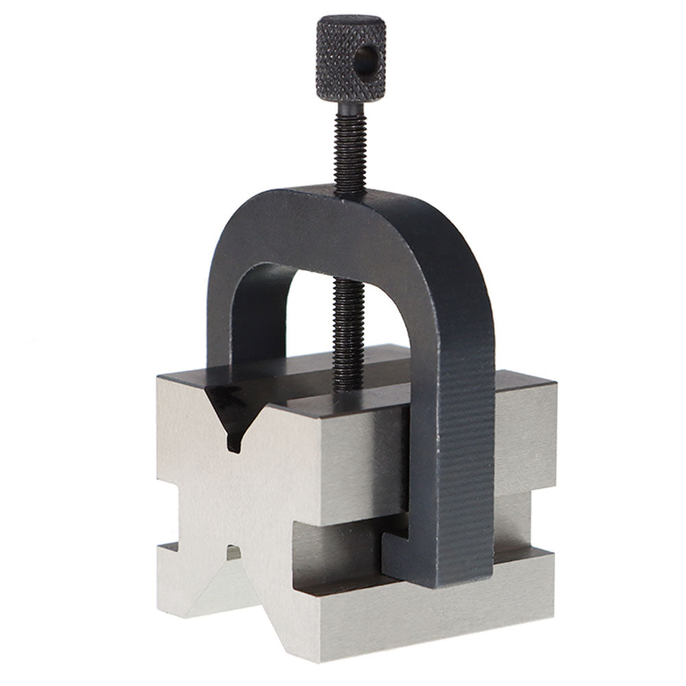 findmall 1-3/8 L X 1-5/8 W X 1-3/4 H Accuracy V-Block & Clamp Set