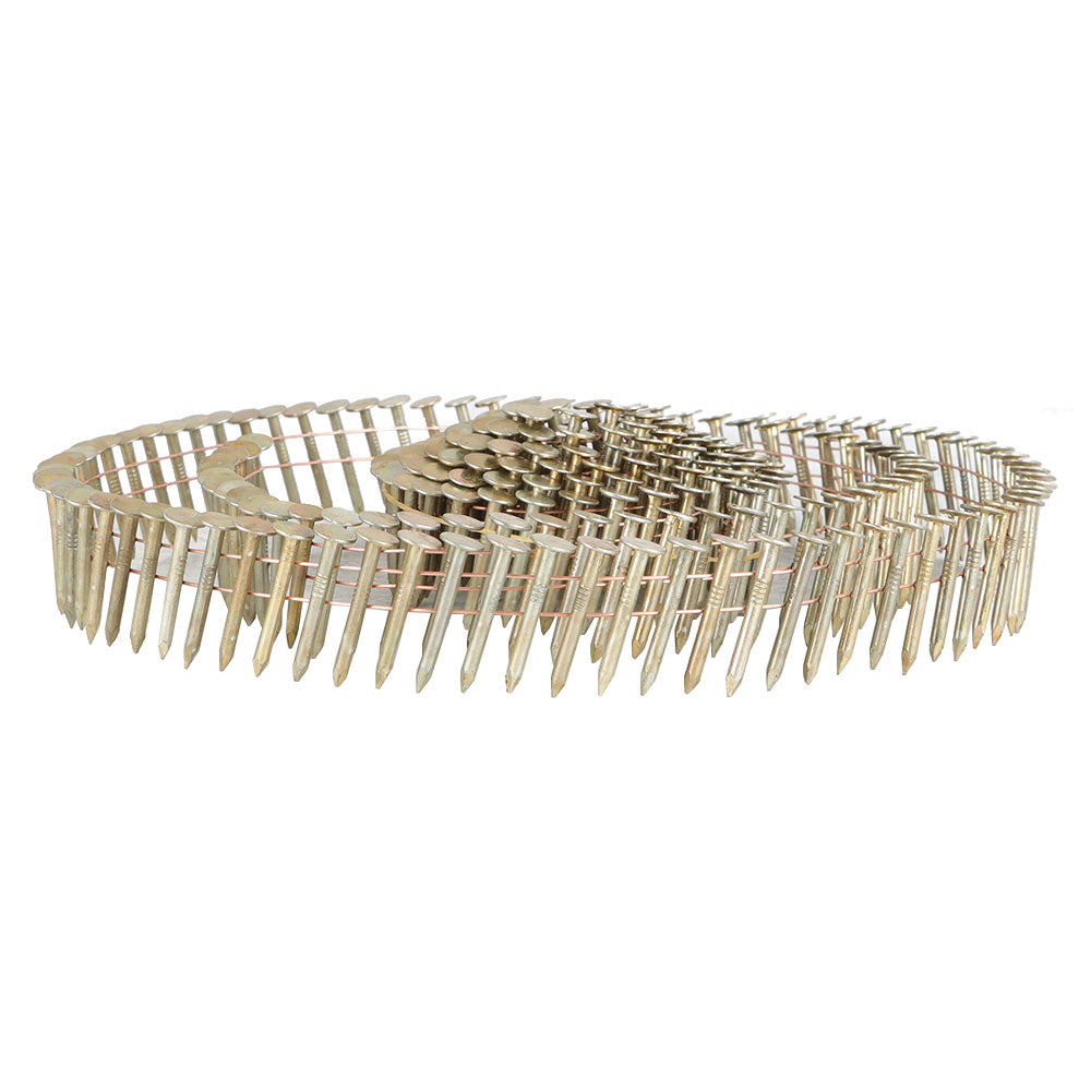 findmall 7200 Pack 1-1/4" 15 Degree Coil Roofing Nail 3/8" Head Diameter Galvanized