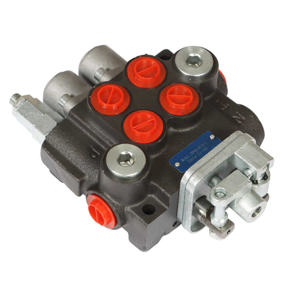 findmall 2 Spool 11GPM Hydraulic Control Valve Double Acting 3600 PSI BSPP Port