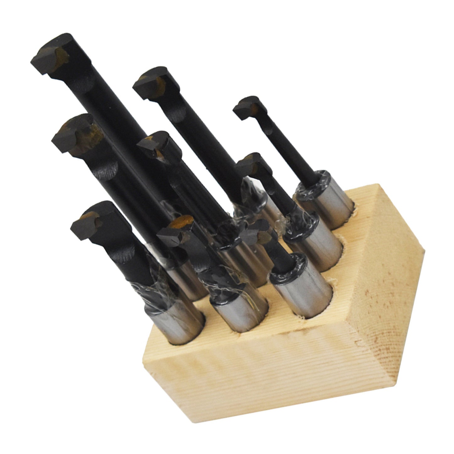 NEW 9 pcs 1/2" Boring Bar Set C6 Carbide Tipped Bars 1/2" Shank Lathe Tool