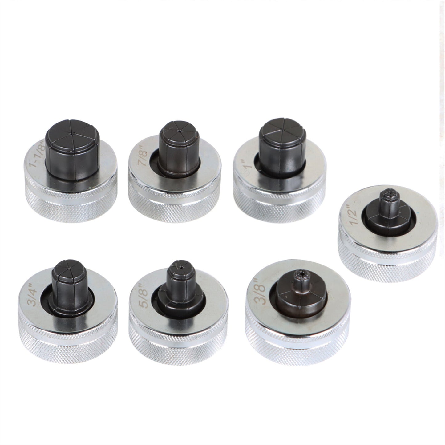 findmall Hydraulic Tube Expander Tool HVAC Swaging Kit with Tube Cutter and 7 Tube Expander Head 3/8, 1/2, 5/8, 3/4, 7/8, 1, 1-1/8 Inch
