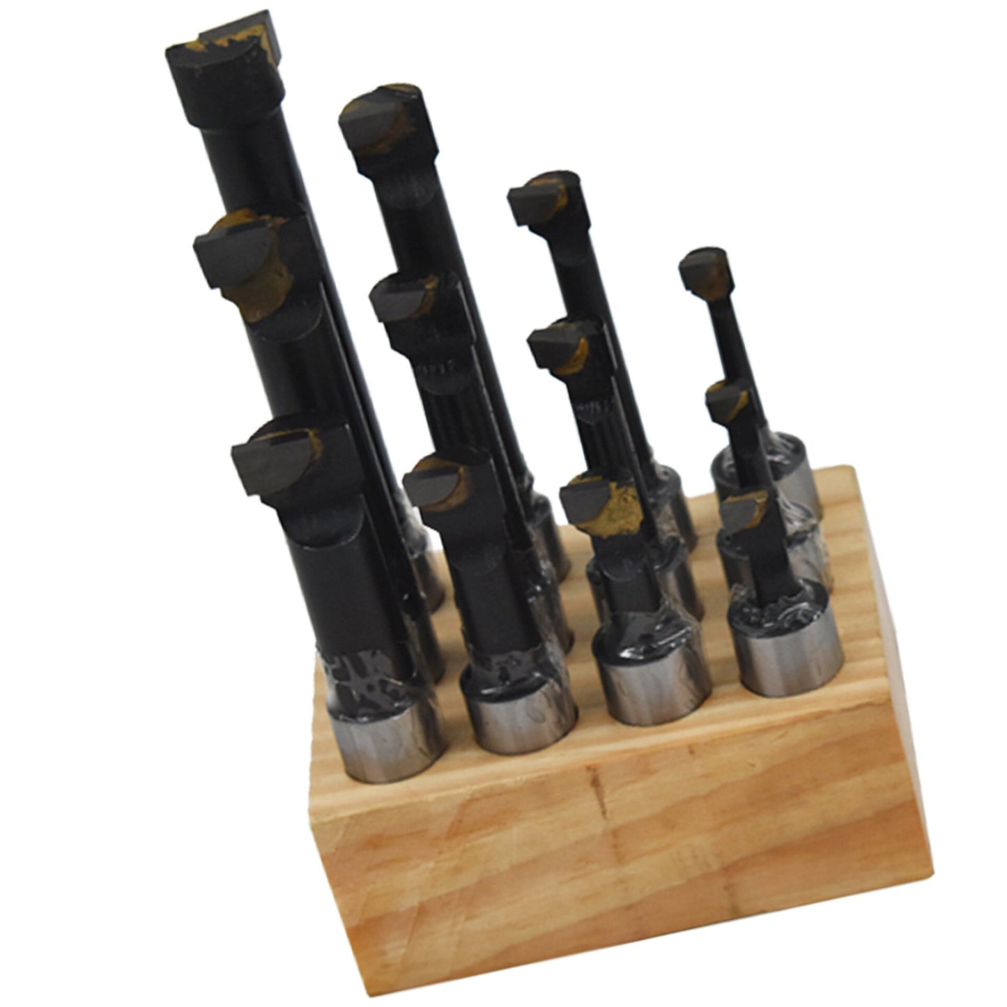 NEW 5/8" Boring Bar Set 12 Pcs Carbide Tipped Bars 5/8" Shank Lathe Tool