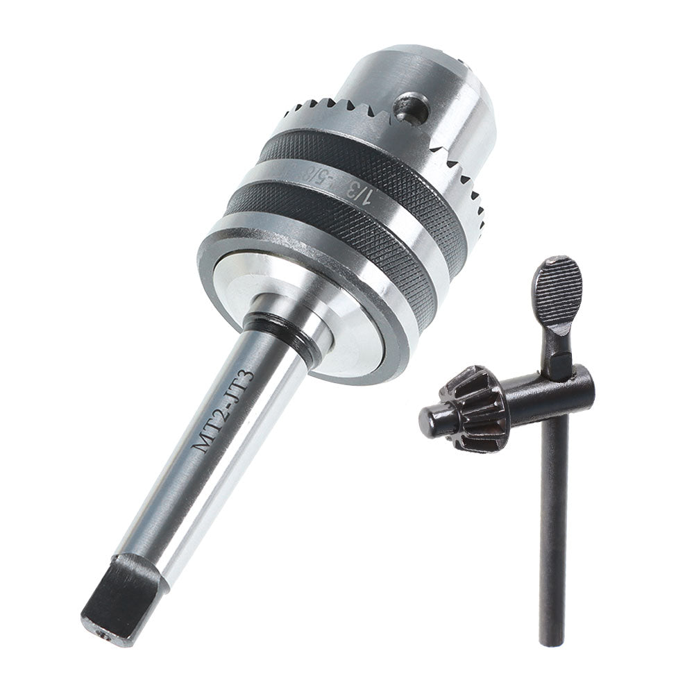 findmal Heavy Duty Drill Chuck 1/32" - 5/8" With 2MT JT3 Shank Drill Chuck Keyed