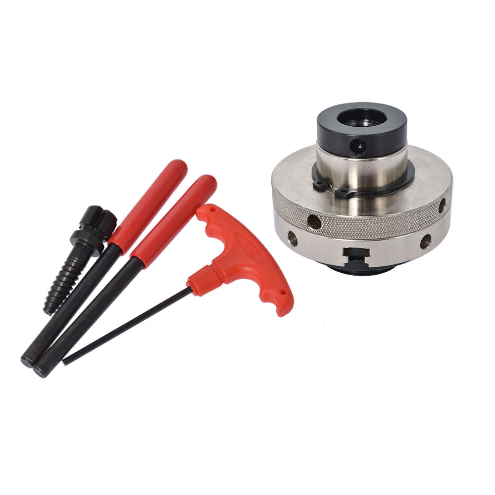 findmall 4-Inch 4-Jaw Self-Centering Lathe Chuck Set with 1-Inch x 8TPI Thread