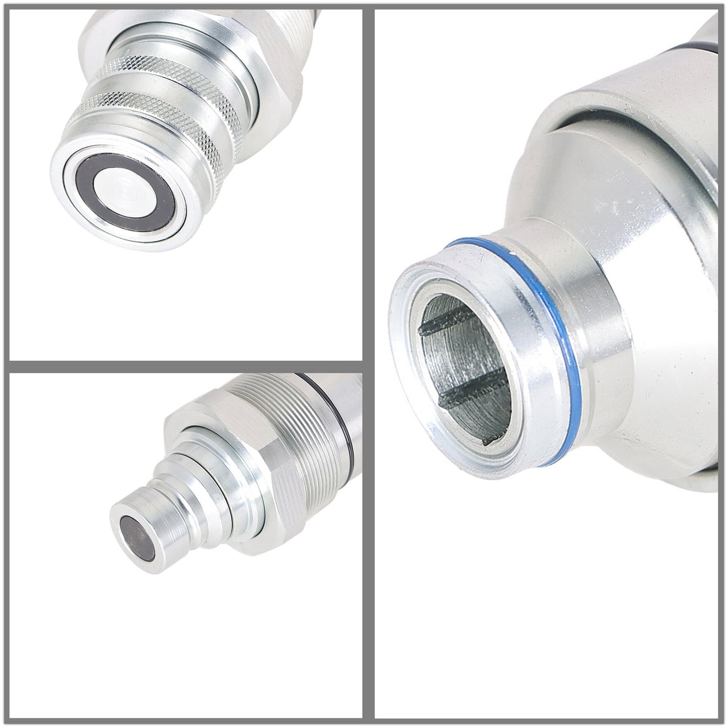 findmall For Bobcat S450-S770 T450 Male & Female Flat Face Coupler Kit 7246802 7246799