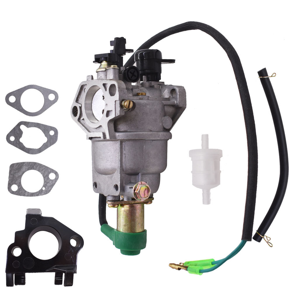 findmall 1 Pc Generator Carburetor For Honda GX340 GX390 8HP 9HP 11HP 13HP With Solenoid