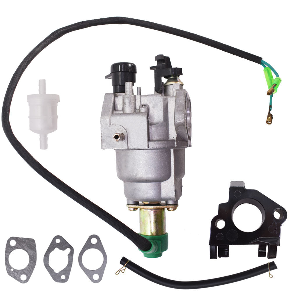 findmall 1 Pc Generator Carburetor For Honda GX340 GX390 8HP 9HP 11HP 13HP With Solenoid