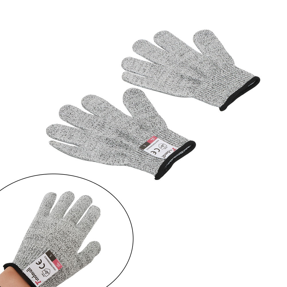 findmall 1 Pair S-Size Food Grade Kitchen Cut Resistant Gloves For Mandolin Slicing