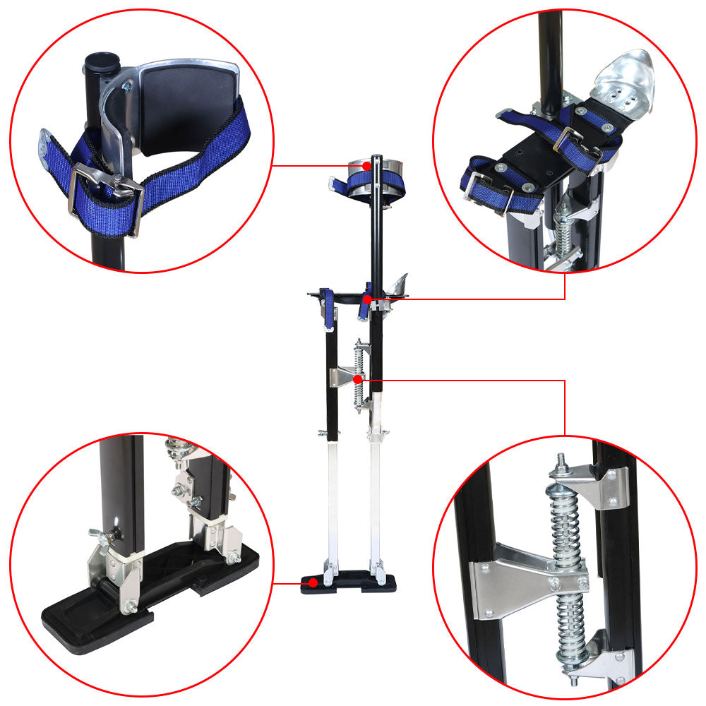 findmall 24 "-40 " Adjustable Aluminum Alloy Stilts for Painter Taping Cleaning Tool