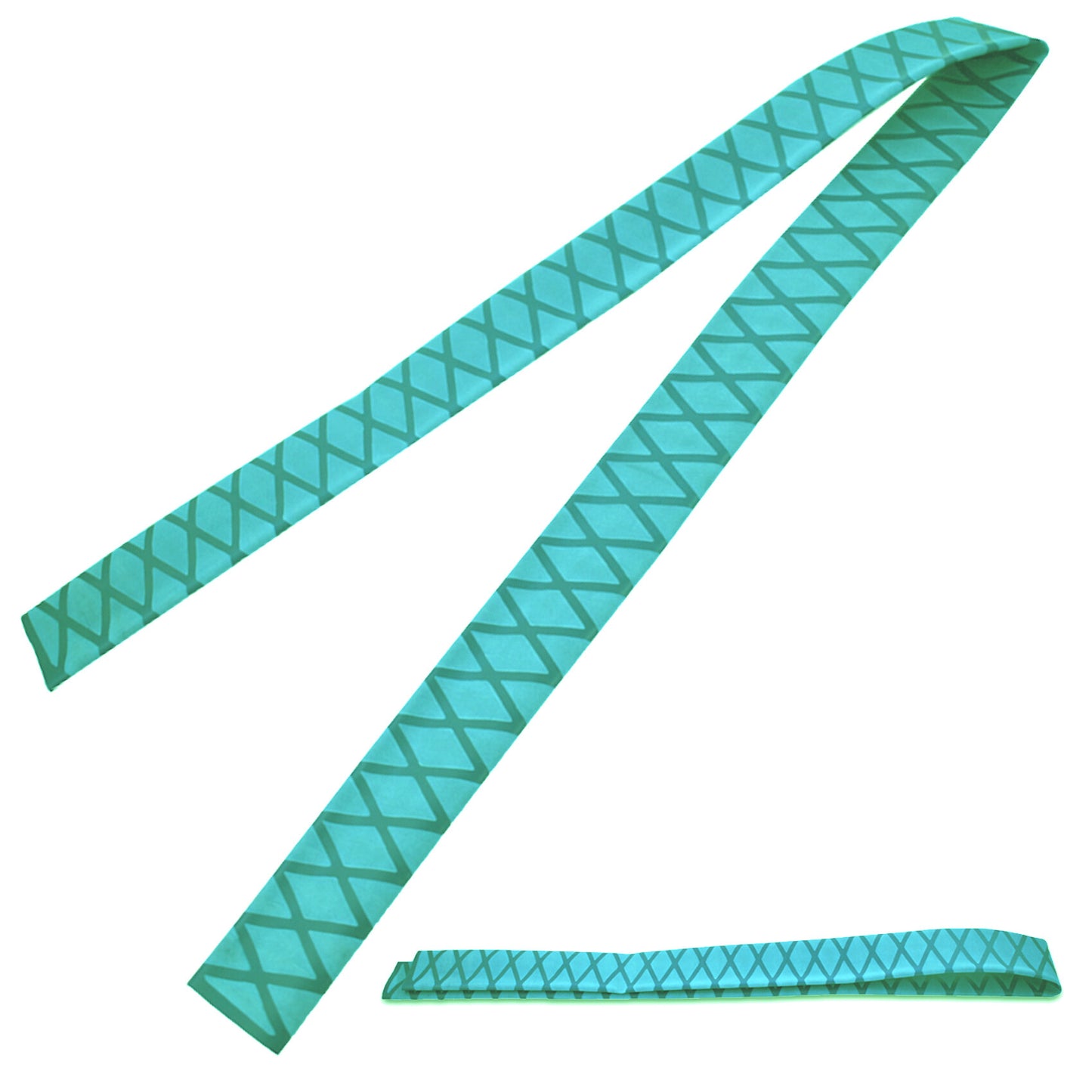 eTekGo X-Tube Heat Shrink Wrap Tubing 39"&64" Lengths for Rod Grips-5 Color 14 Sizes (Green, Diamter:45mm; Length:39")