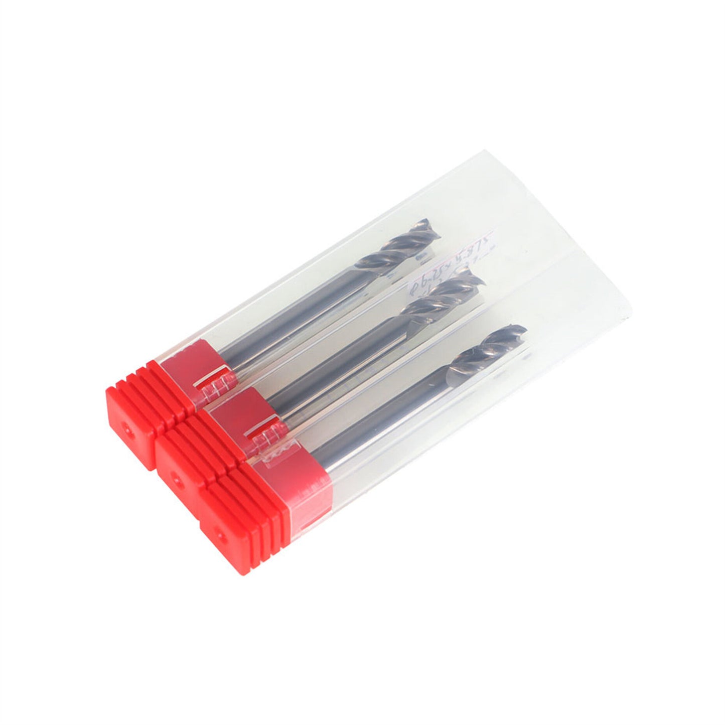 findmall 3Pcs 1/4 Inch Helix Carbide End Mill 3 Flute 5/8 Inch Iength of Cut Fit for Aluminum Cut Non-Ferrous Metal Upcut CNC Spiral Router Bit