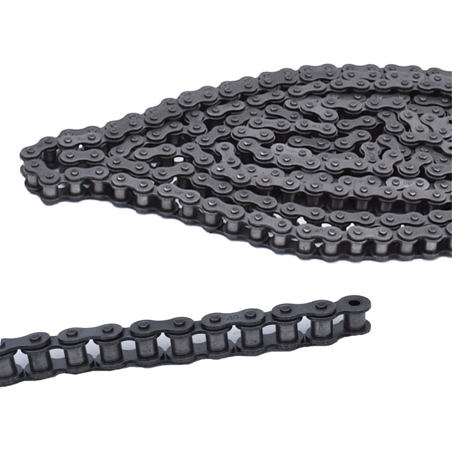 New #40 Roller Chain 10 Feet with 2 Connecting Links Fit for Go Kart and Mini Bike