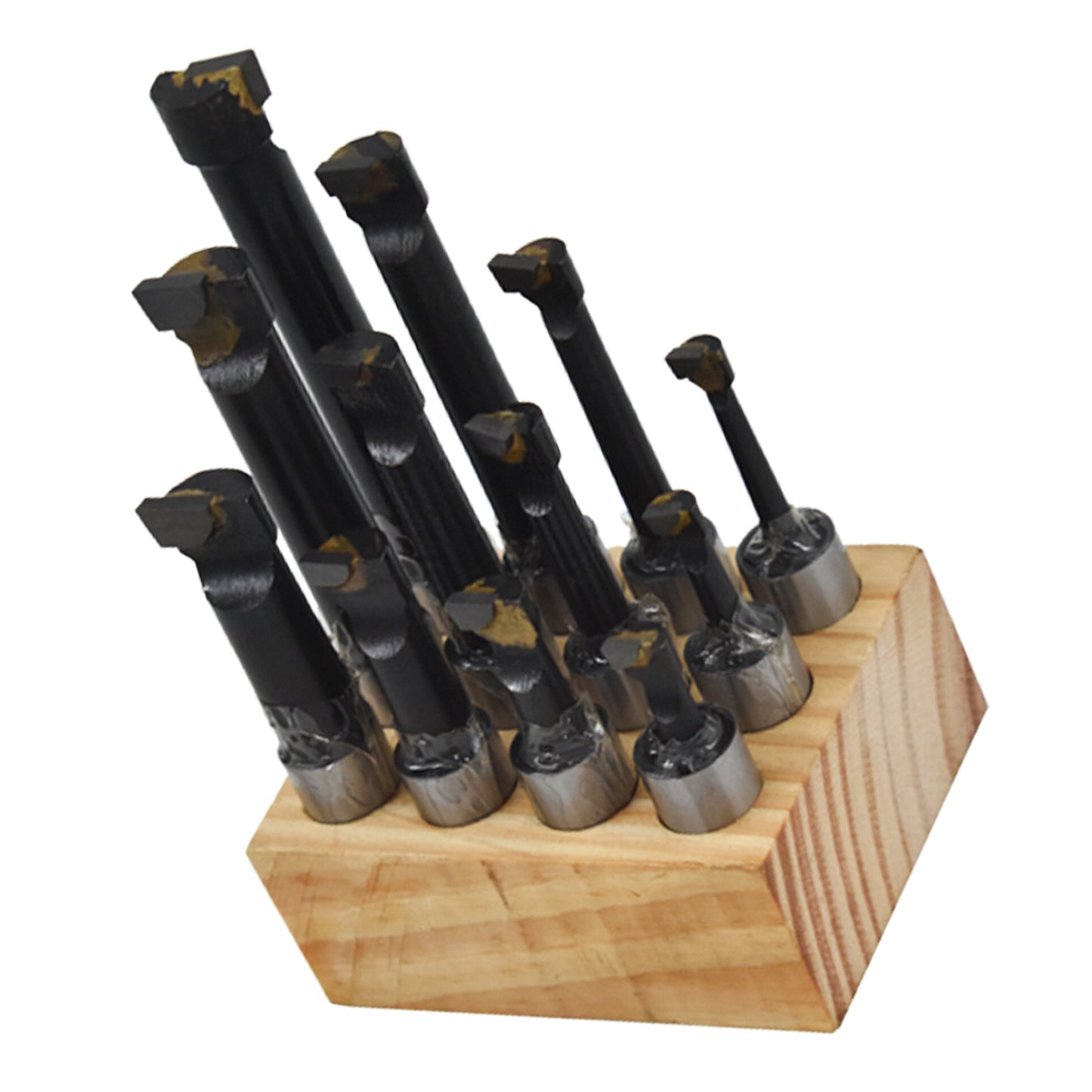 NEW 5/8" Boring Bar Set 12 Pcs Carbide Tipped Bars 5/8" Shank Lathe Tool