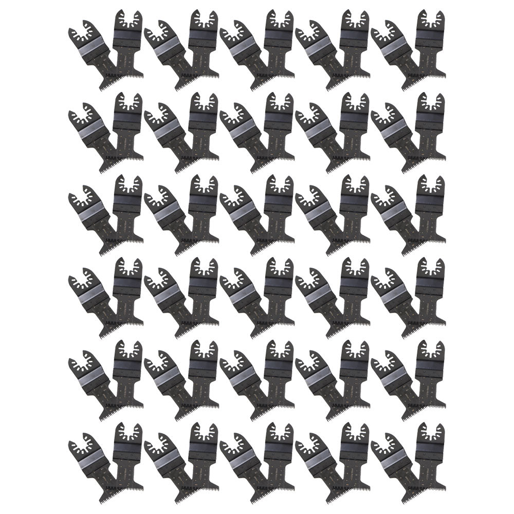 findmall 60 Pcs 1.75" - 3.5" Oscillating Multitool Tool Quick Release Saw Blades