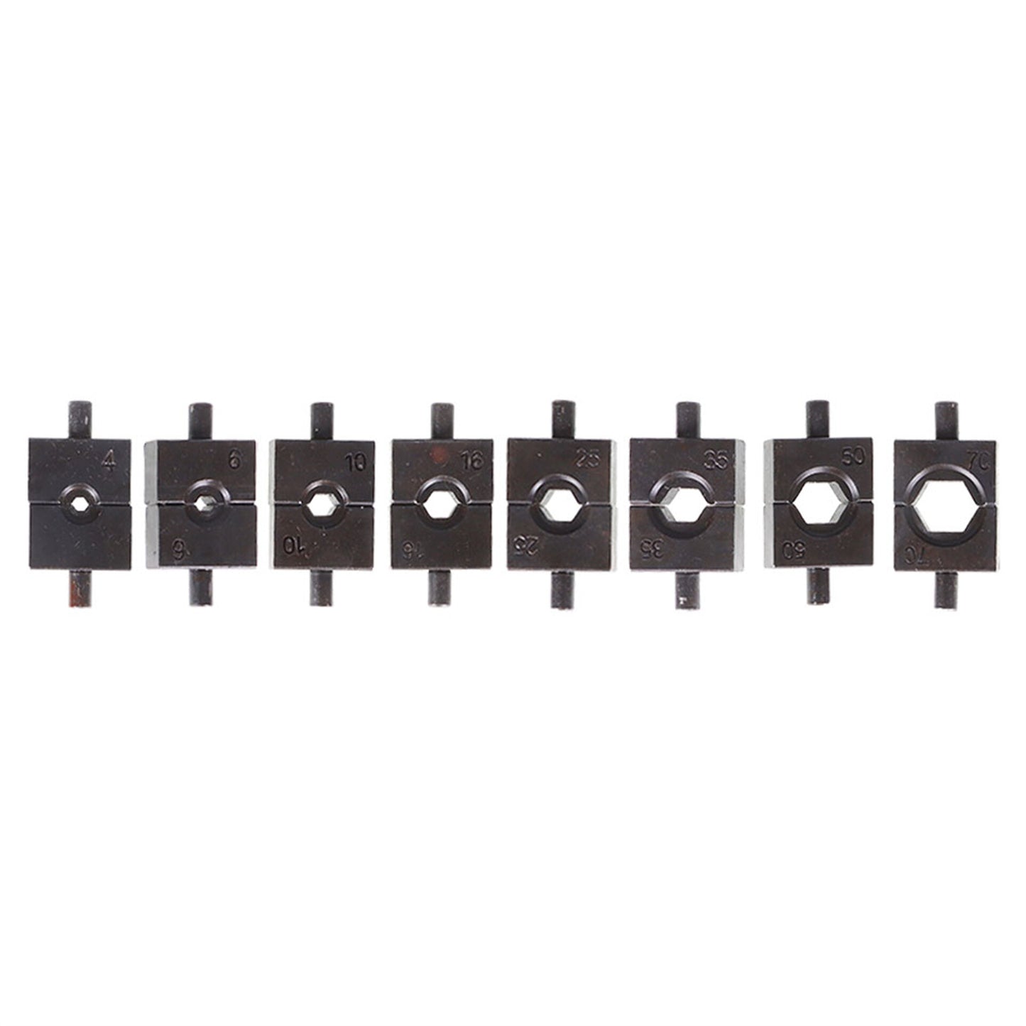 findmall 10 Ton Hydraulic Wire Battery Cable Lug Terminal Crimper Crimping Tool with 9 Pairs of Dies and Cable Cutter for 1/8 Inch to 3/16 Inch Stainless Steel Cable Railing Fittings