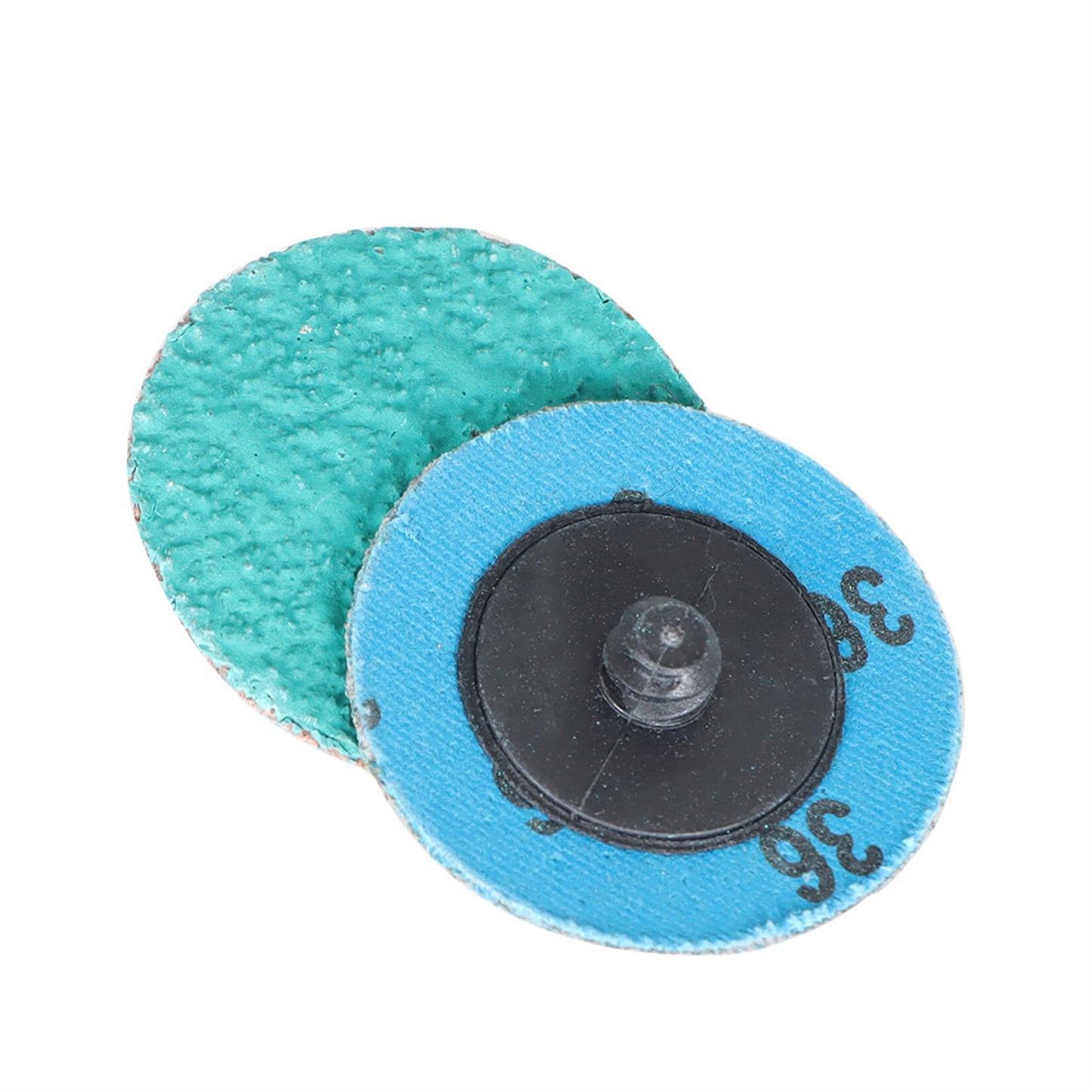findmall 25Pcs 2 Inch 36 Grit Zirconia Quick Change Sanding Discs