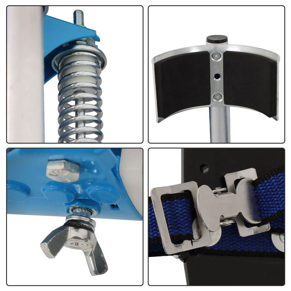findmall Drywall Stilts Lightweight Aluminum Blue For Putting Up Drywall 18''-30''