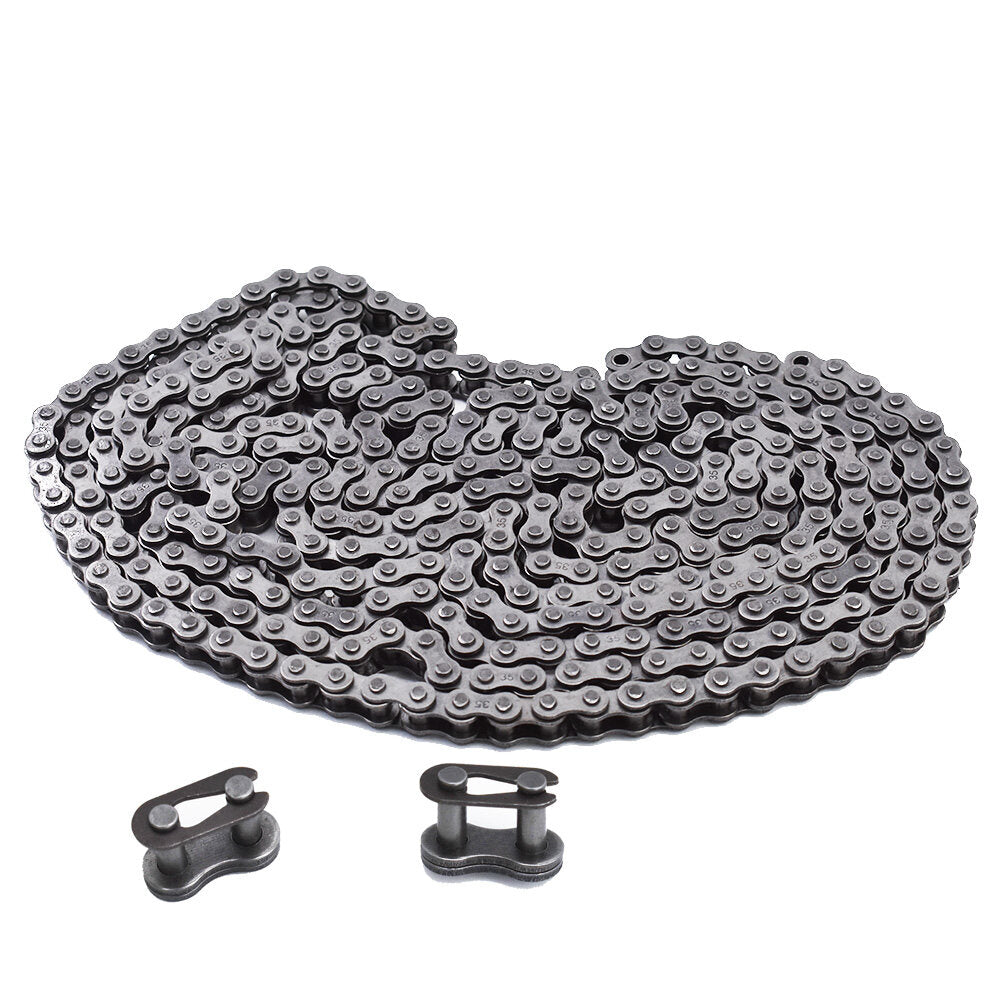 New #35 Roller Chain 10 Feet with 2 Connecting Links Fit for Go Kart Mini Bike