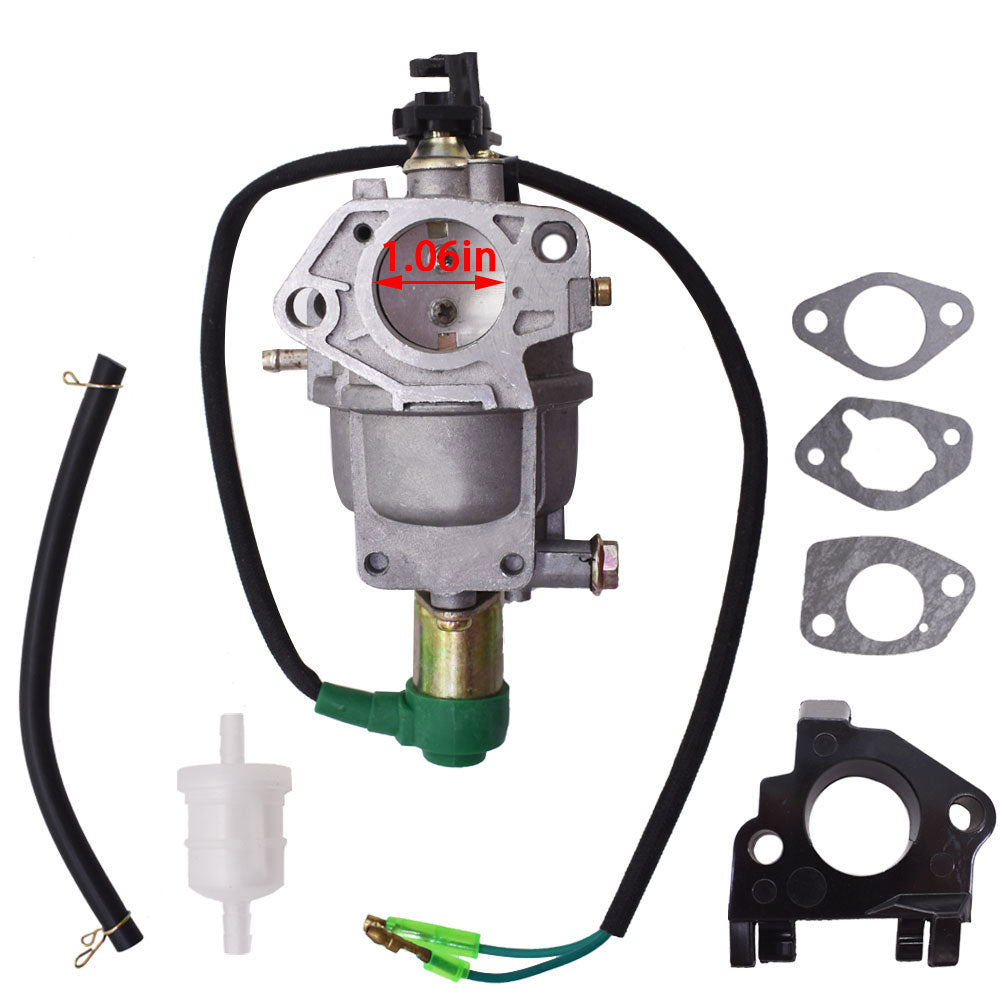 findmall 1 Pc Generator Carburetor For Honda GX340 GX390 8HP 9HP 11HP 13HP With Solenoid