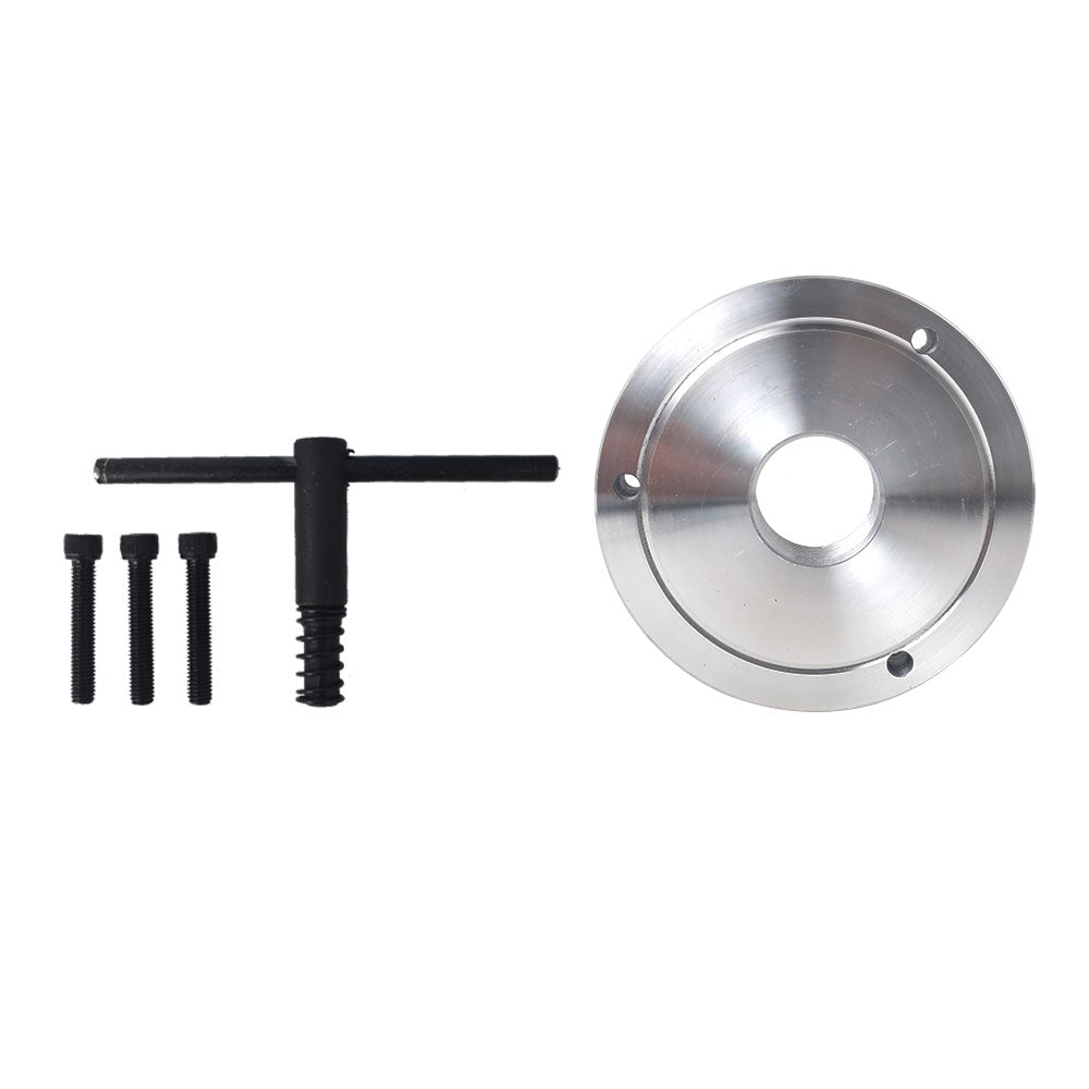 findmall 5C 5" Collet Lathe Chuck Closer With Semi-finished Adp.1-1/2" ×8 Thread