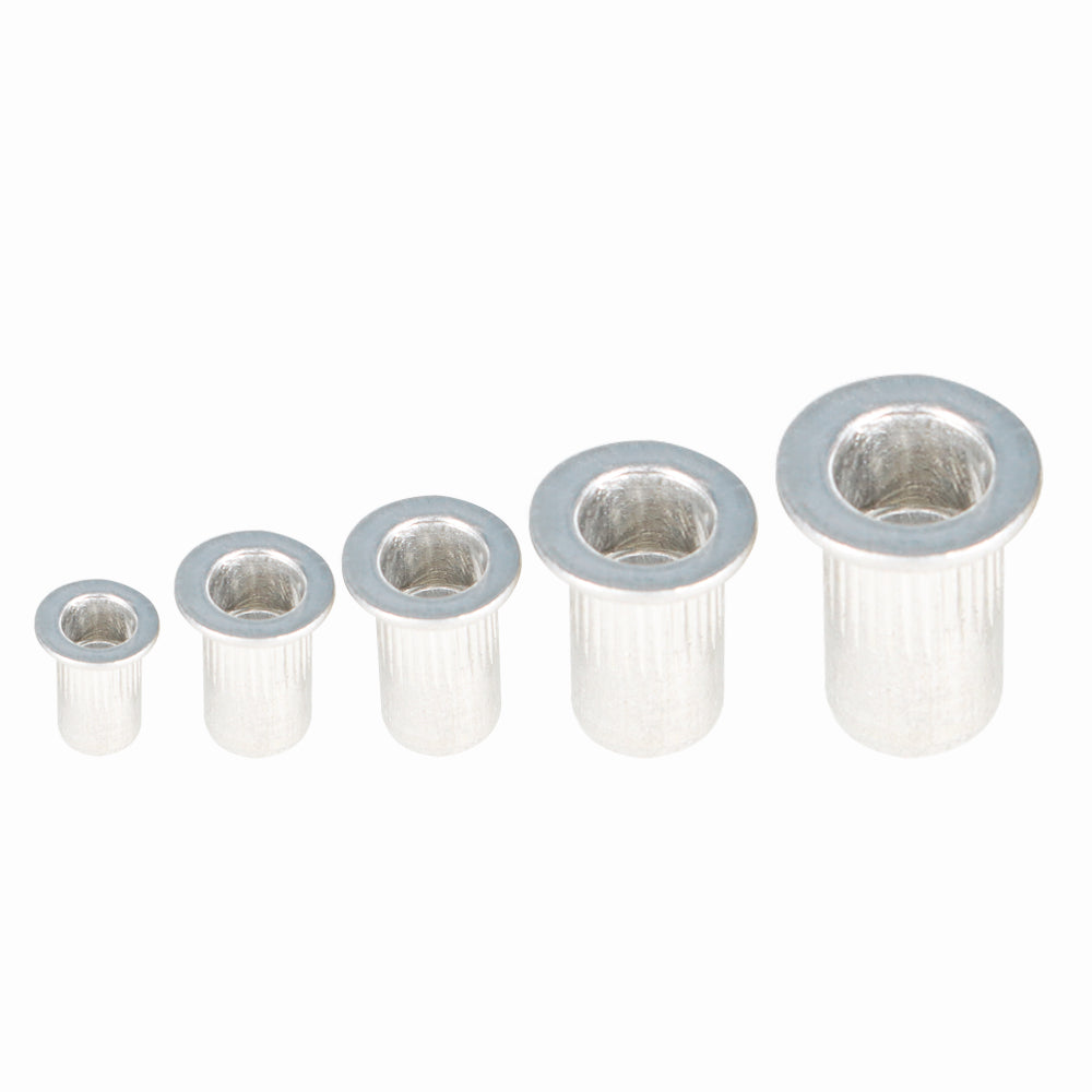 findmall 150 Piece Metric Aluminum Rivet Nut Kit Rivnut Nutsert Assort M3 M4 M5 M6 M8 New