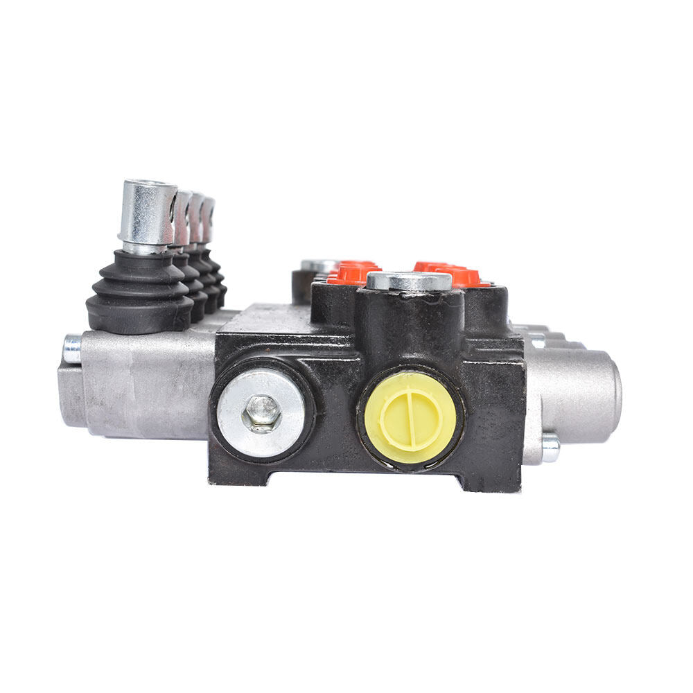 findmall 4 Spool 11 GPM 3625 PSI Hydraulic Directional Control Valve, SAE Ports Double Acting Valve for Small Tractors, Tractors, Loaders, Log Splitter