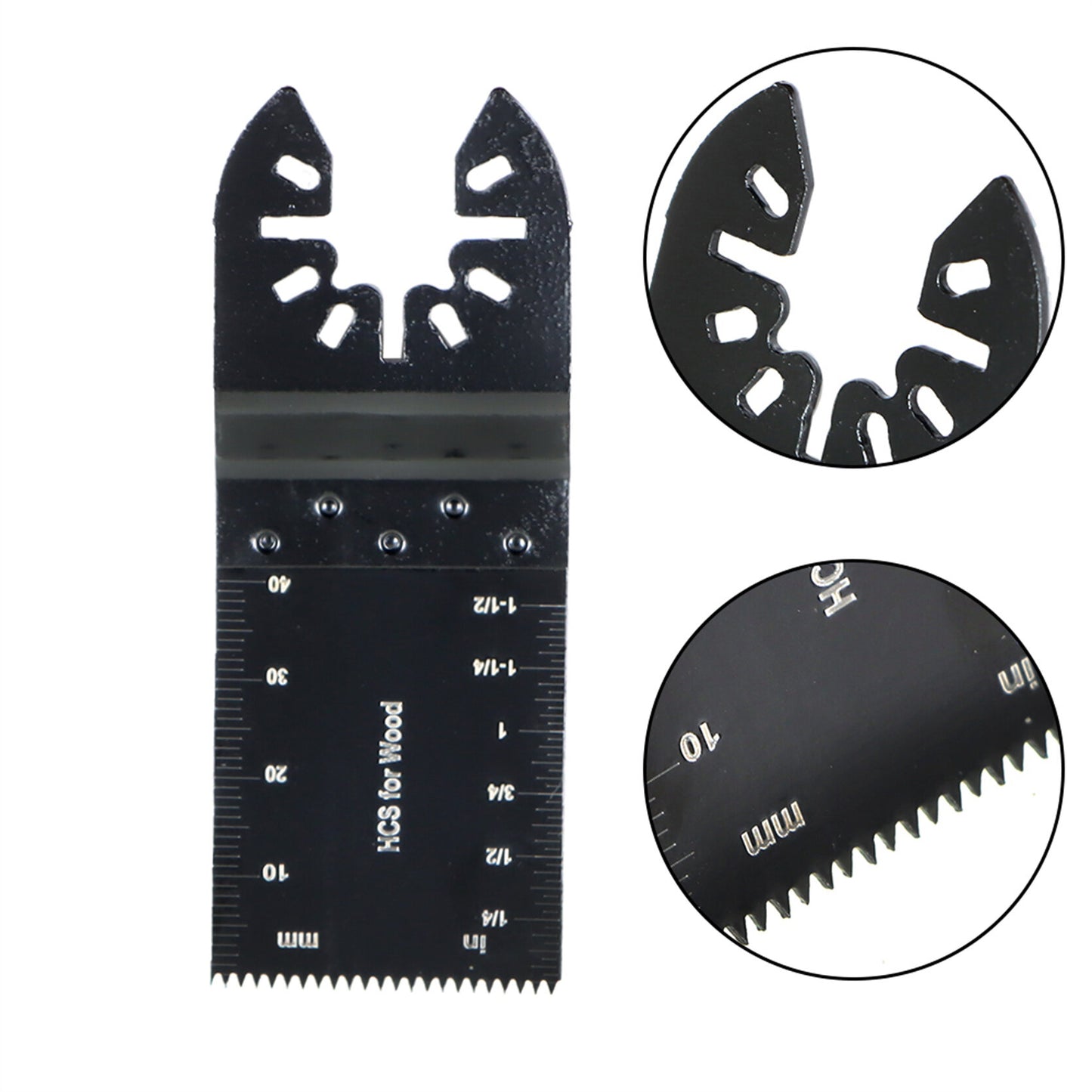 findmall 100 Piece Professional Universal 30-90mm Quick Release Oscillating Tool Blades