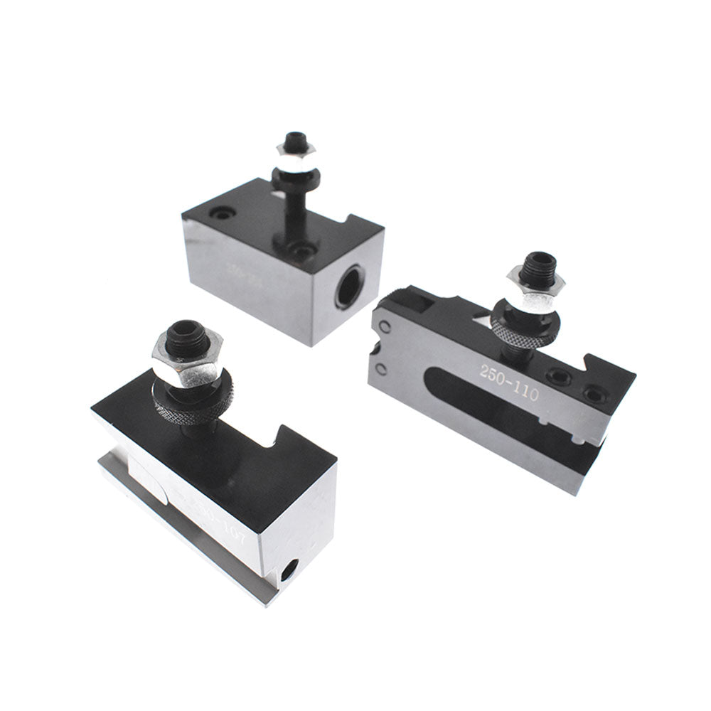 findmall AXA 250-111 Wedge 6Pcs Type Quick Change Tool Post Holder Set For Lathe 12"