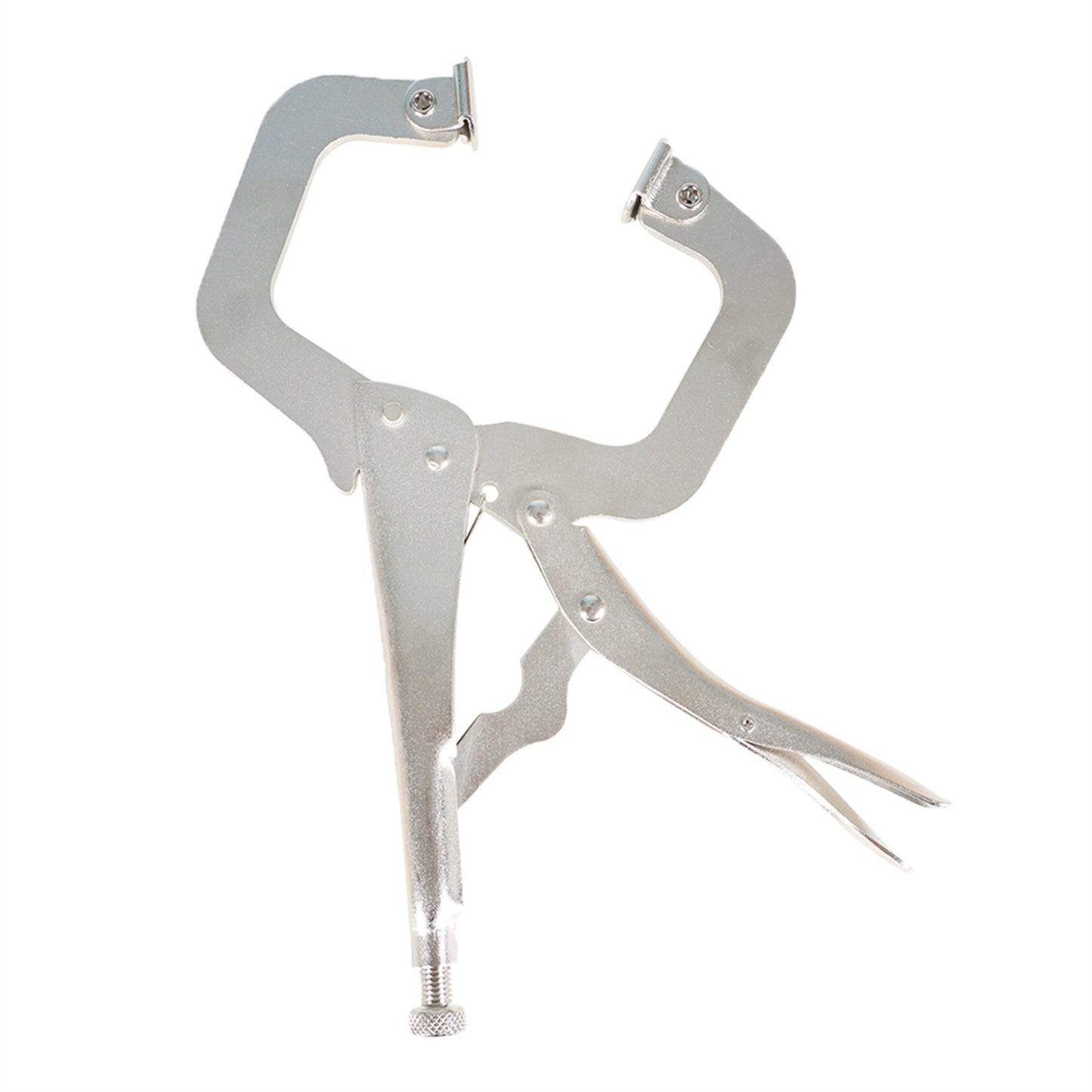 10Pcs 11 Inch Locking C Clamps with Swivel Pads Heavy Duty C-Type Locking Plier Table and Tool Vise Grip