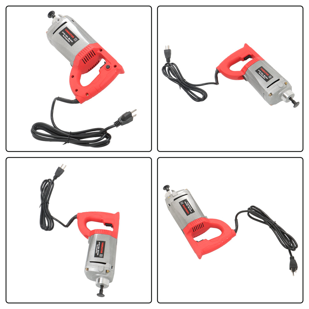 findmall 4.5 FT Electric Concrete Vibrator Construction Tools Long Shaft Concrete 1500W