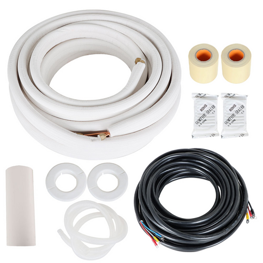 findmall 50FT Durable 1/4"-3/8" Dia. Install Kit For Mini Split Heat Pump Systems