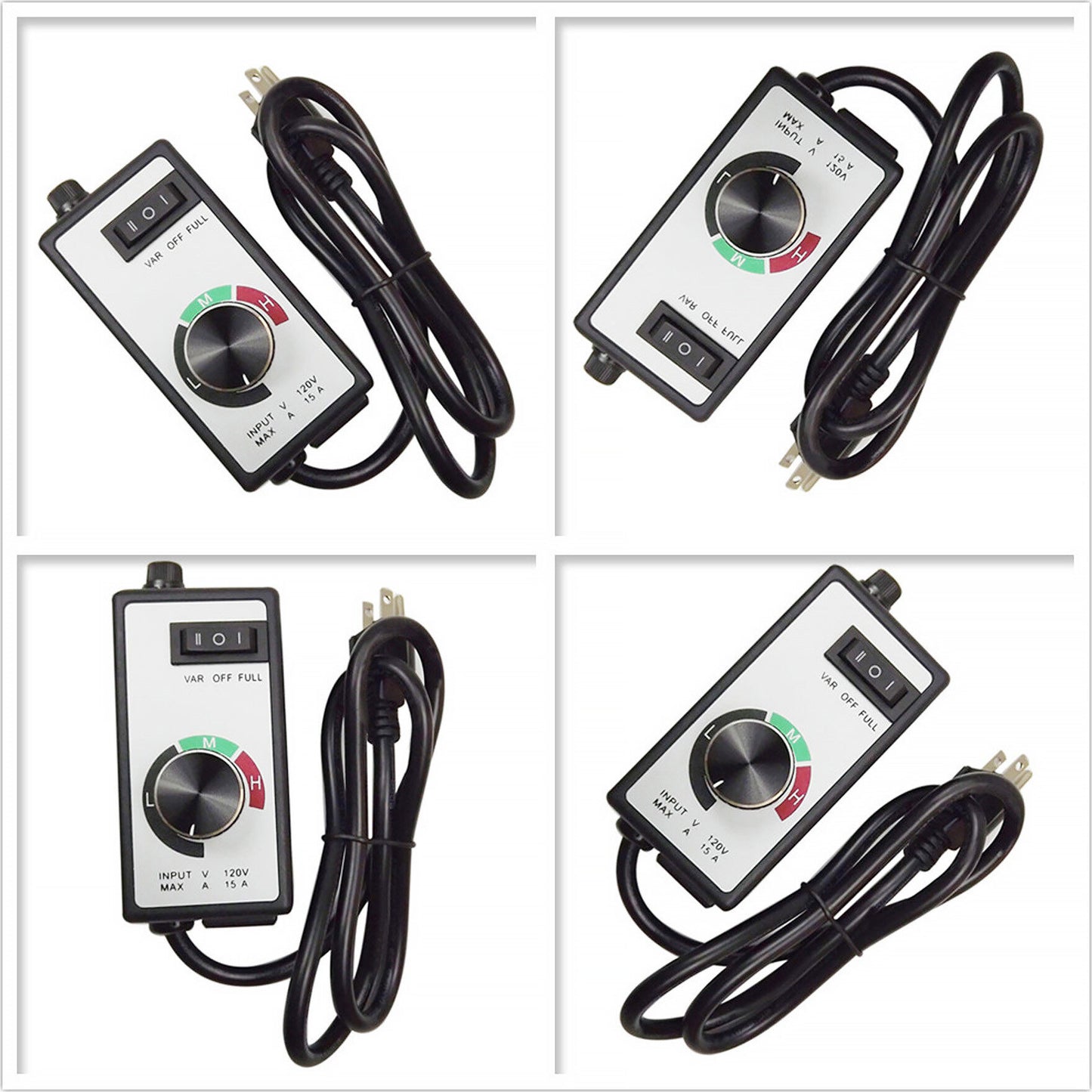findmall Replacement for Router Fan Variable Speed Controller Electric Motor Rheostat AC 120V