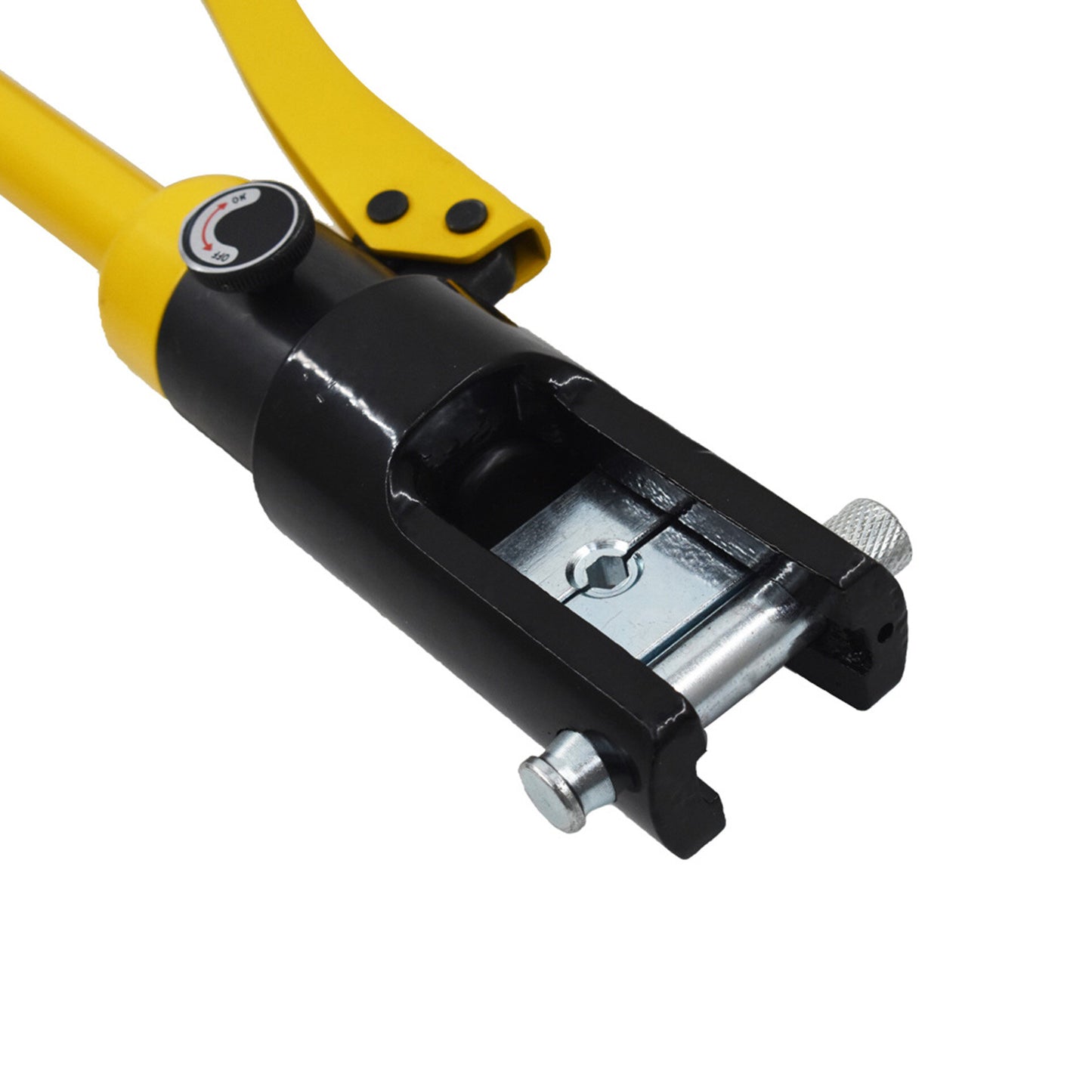 findmall 16 Mt Hydraulic Wire Terminal Crimper Battery Cable Lug Crimping Tool W/Dies