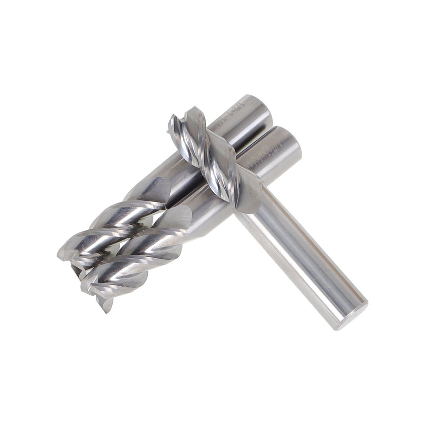 findmall 3Pcs 1/2 Inch Helix Carbide End Mill 3 Flute 1-1/4 Inch Iength of Cut Fit for Aluminum Cut Non-Ferrous Metal Upcut CNC Spiral Router Bit