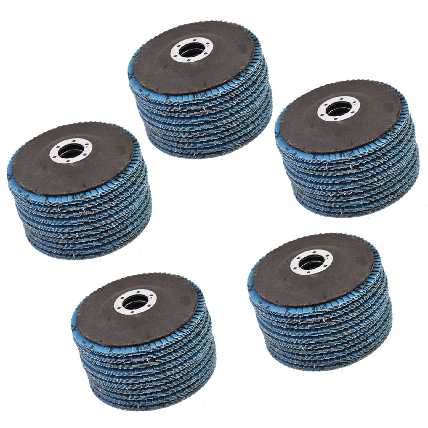New 50 Pcs 4-1/2" X 7/8" 40 Grits Premium Zirconia Flap Discs Grinding Wheel Sandpaper Fit for Grinding