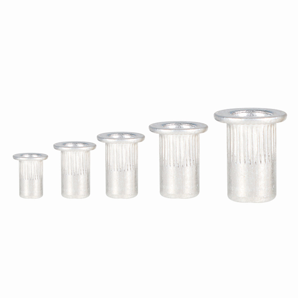 findmall 150 Piece Metric Aluminum Rivet Nut Kit Rivnut Nutsert Assort M3 M4 M5 M6 M8 New