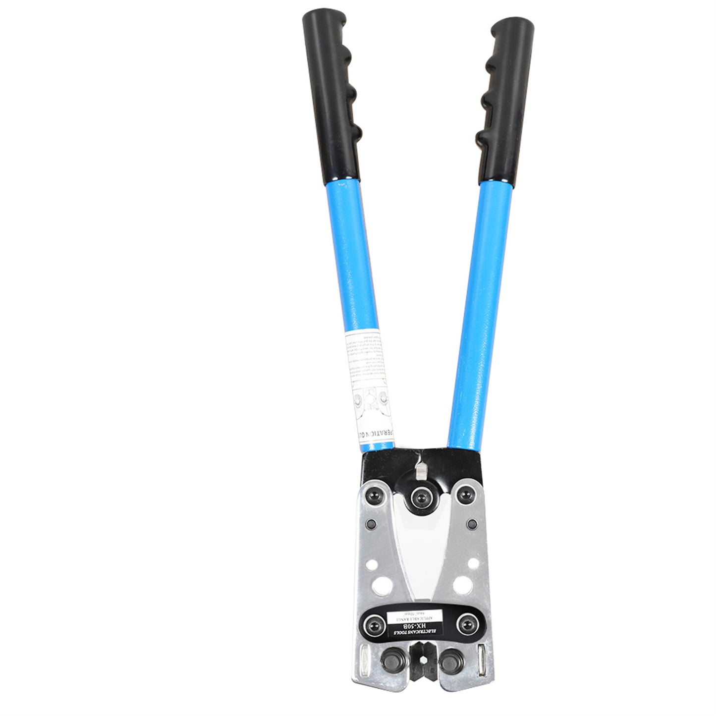 findmall 6-50mm² Battery Cable Lug Crimping Tool Wire Lug Crimper with Cable Cutter for 10, 8, 6, 4, 2 and 1/0 AWG Crimping Wire Cable Wire Cable Cutting and Crimper