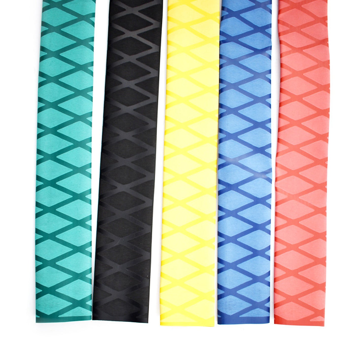 eTekGo X-Tube Heat Shrink Wrap Tubing 39"&64" Lengths for Rod Grips-5 Color 14 Sizes (Green, Diamter:45mm; Length:39")