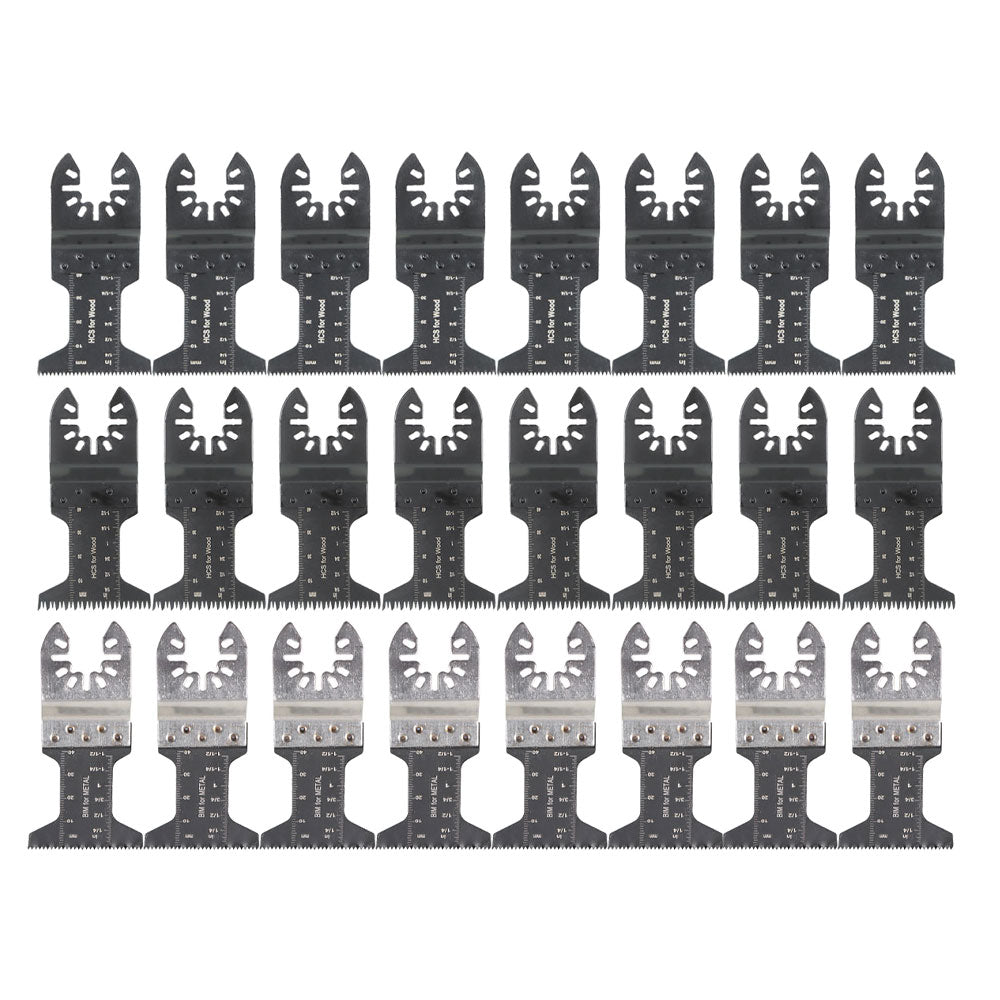 findmall 48 Set Bi-metal Oscillating Multi Tool Saw Blade For Fein Dremel Makita
