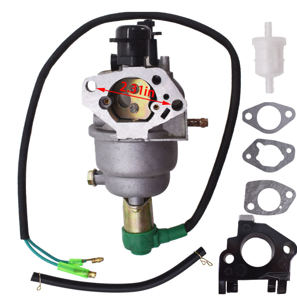 findmall 1 Pc Generator Carburetor For Honda GX340 GX390 8HP 9HP 11HP 13HP With Solenoid