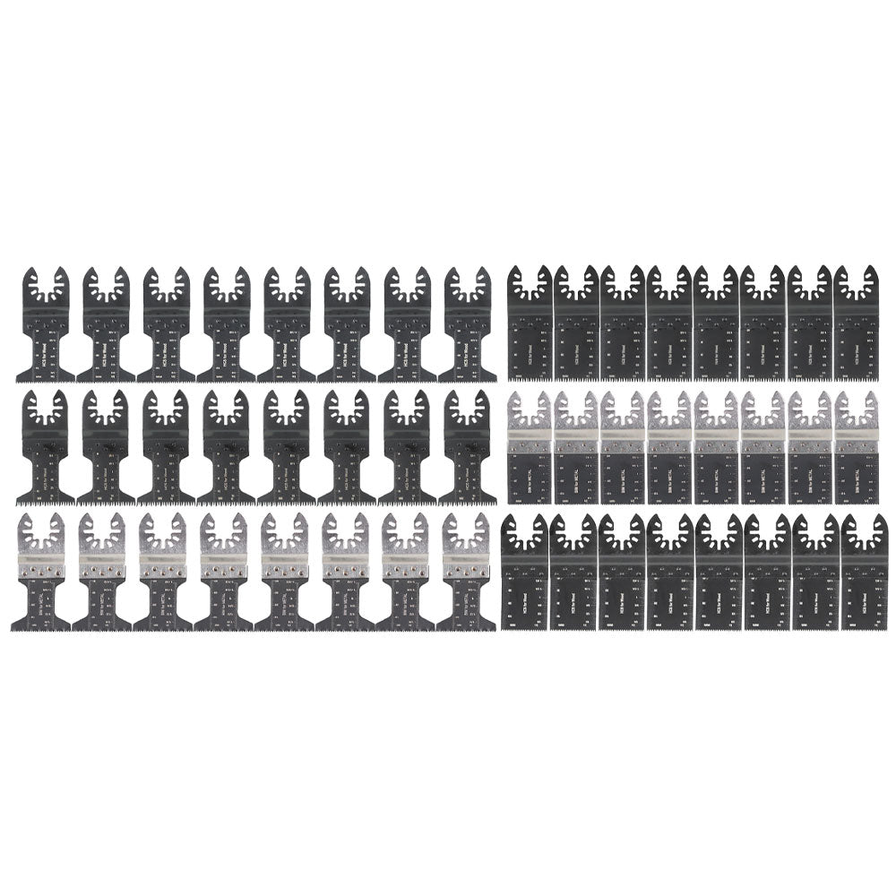 findmall 48 Set Bi-metal Oscillating Multi Tool Saw Blade For Fein Dremel Makita