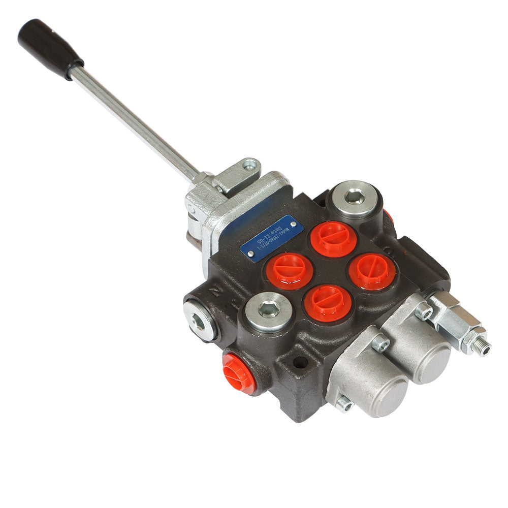 findmall 2 Spool 11GPM Hydraulic Control Valve Double Acting 3600 PSI BSPP Port