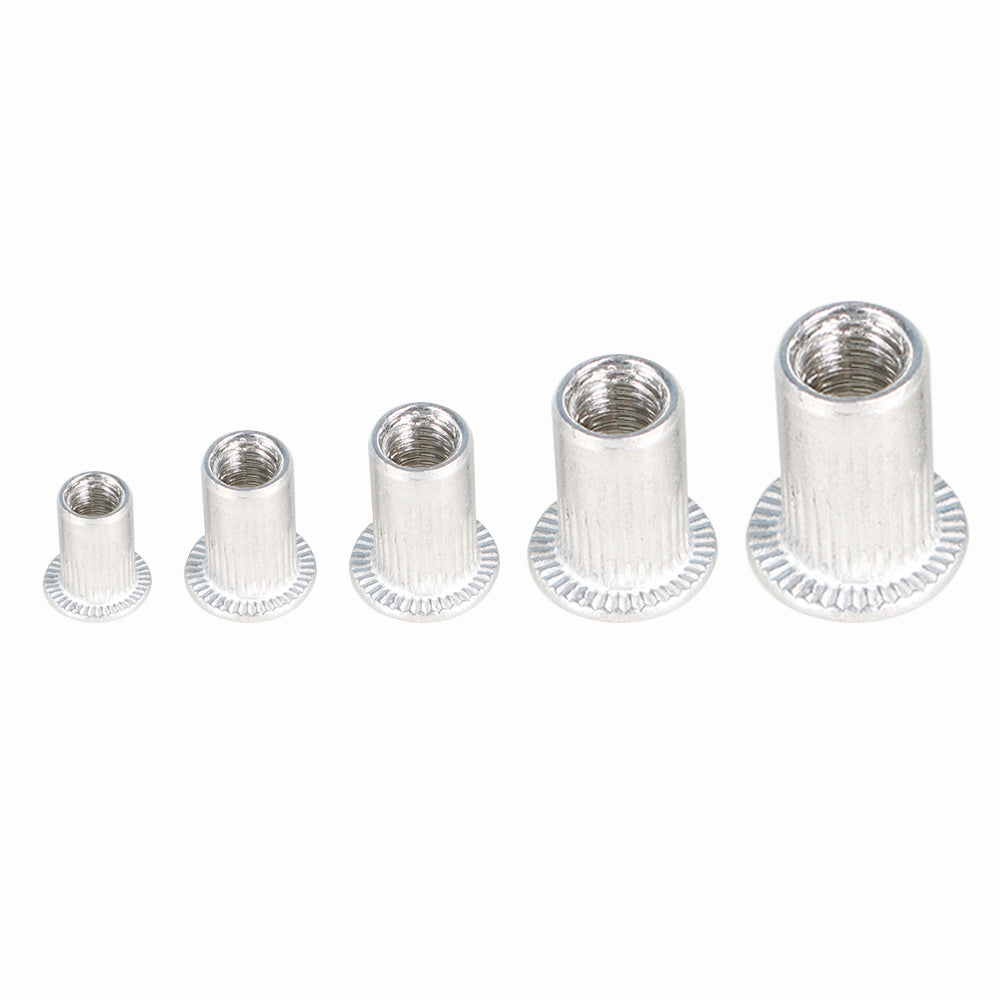 findmall 150 Piece Metric Aluminum Rivet Nut Kit Rivnut Nutsert Assort M3 M4 M5 M6 M8 New