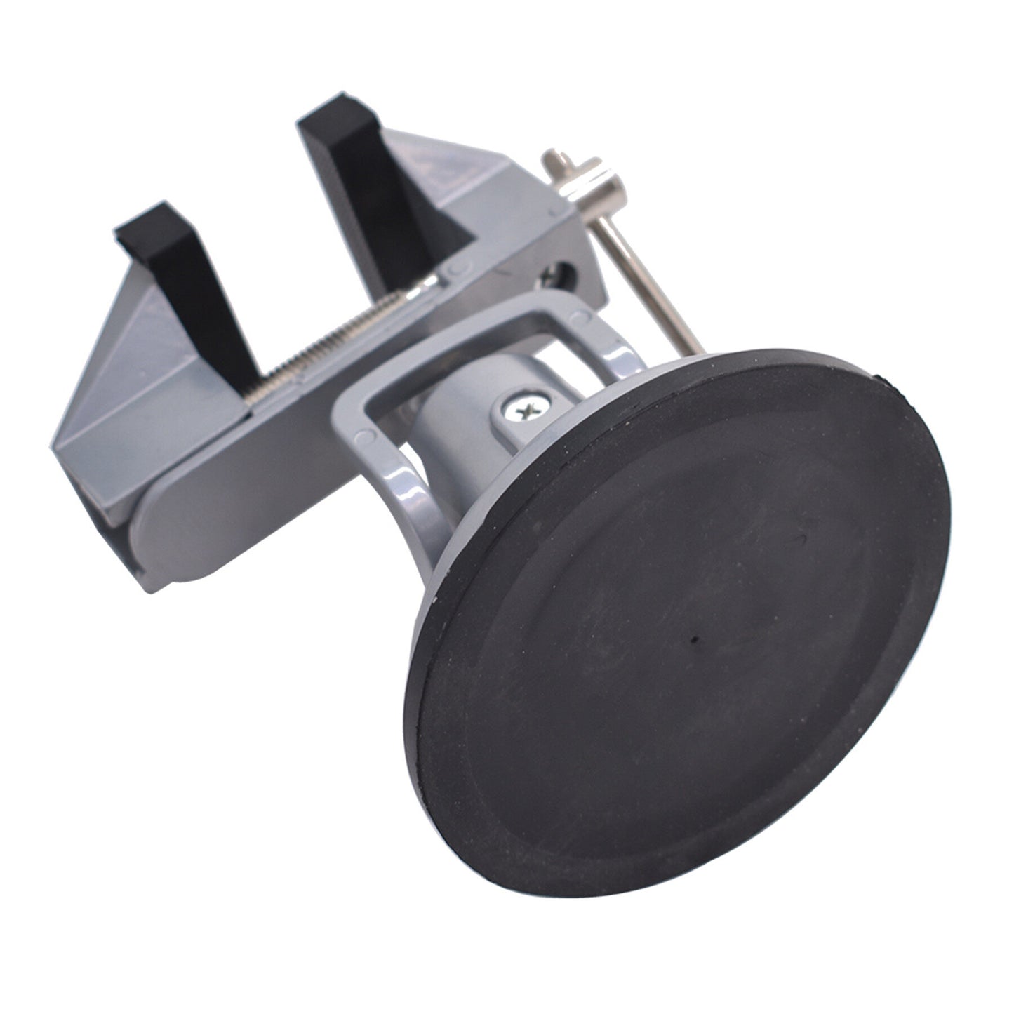 findmall Vacuum Base Vise Portable Base Vise 3.15" Jaw Width Pivots Multi-Angle Rotate 360° Fit for Various Smooth Work Surfaces