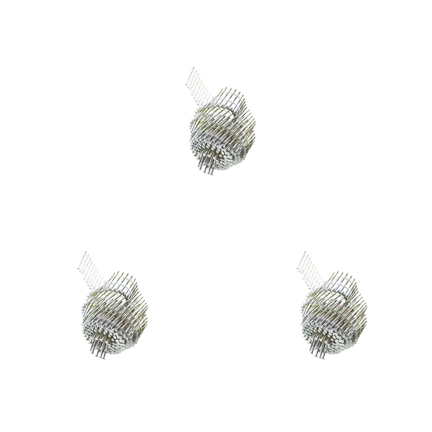 findmall 7200× 3/4"×0.12" 3/8" Head Diameter 15 Degree Galvanized Coil Roofing Nail