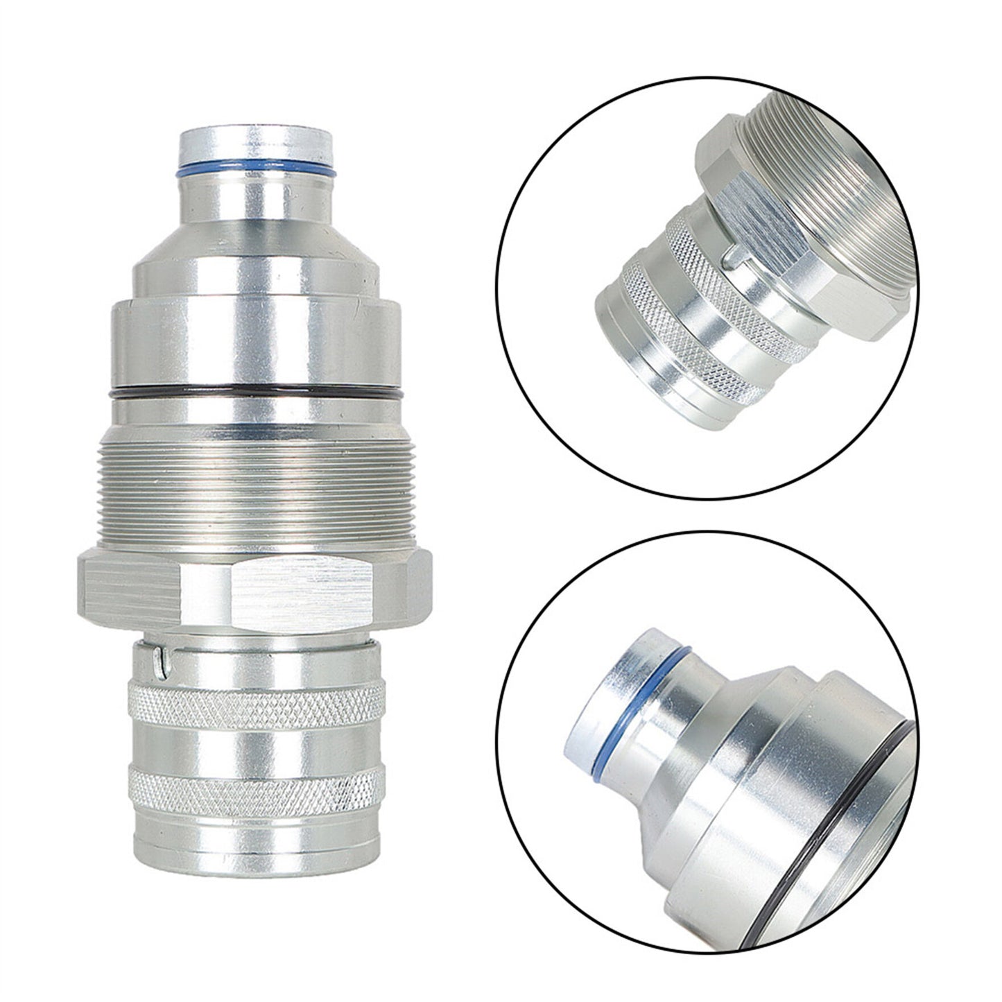 findmall Female Flat Face Coupler Compatible For Bobcat 753 863 S175 S650 T250 #7246802