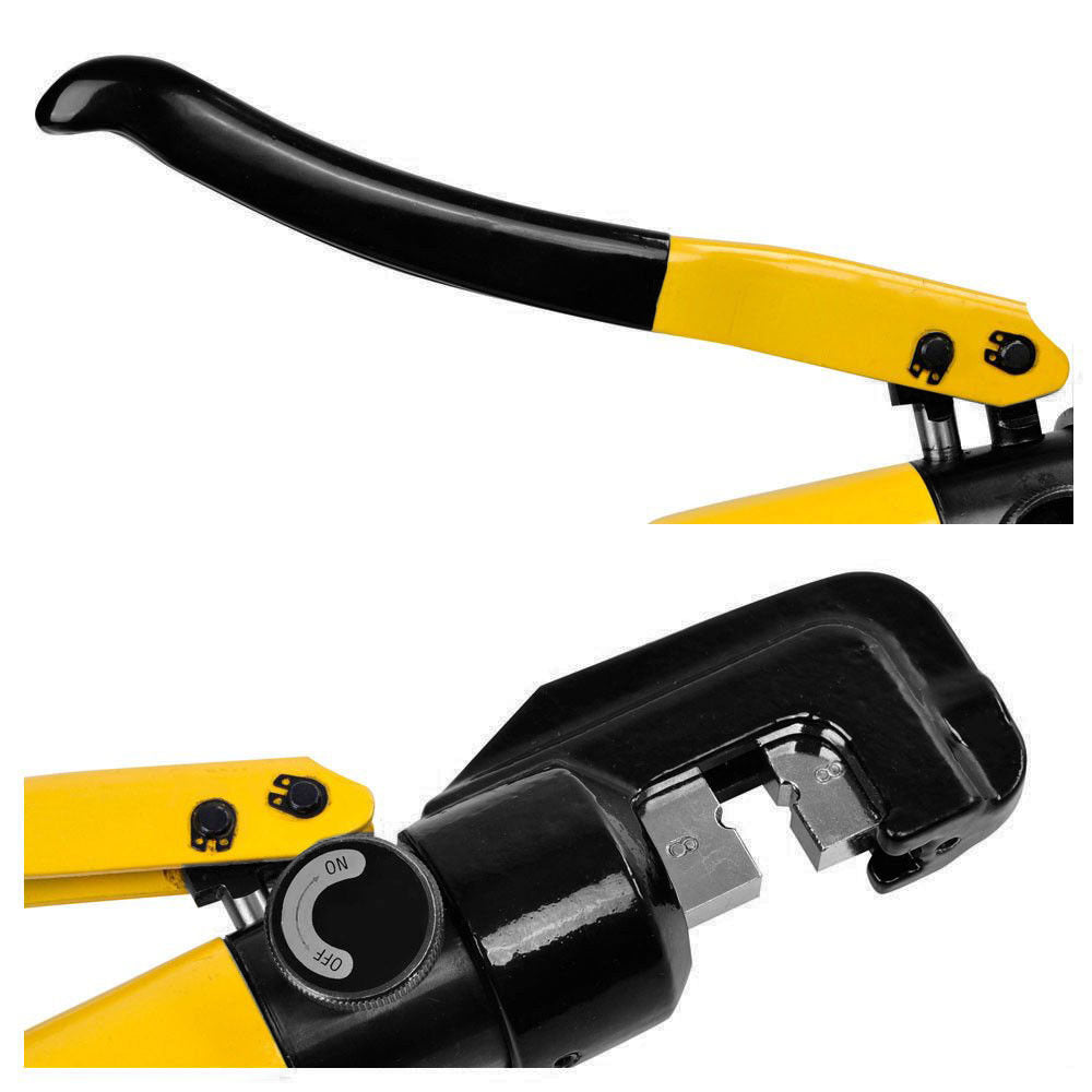 Findmall 6Mt Hydraulic Crimping Tool Wire Battery Cable Lug Terminal Crimper