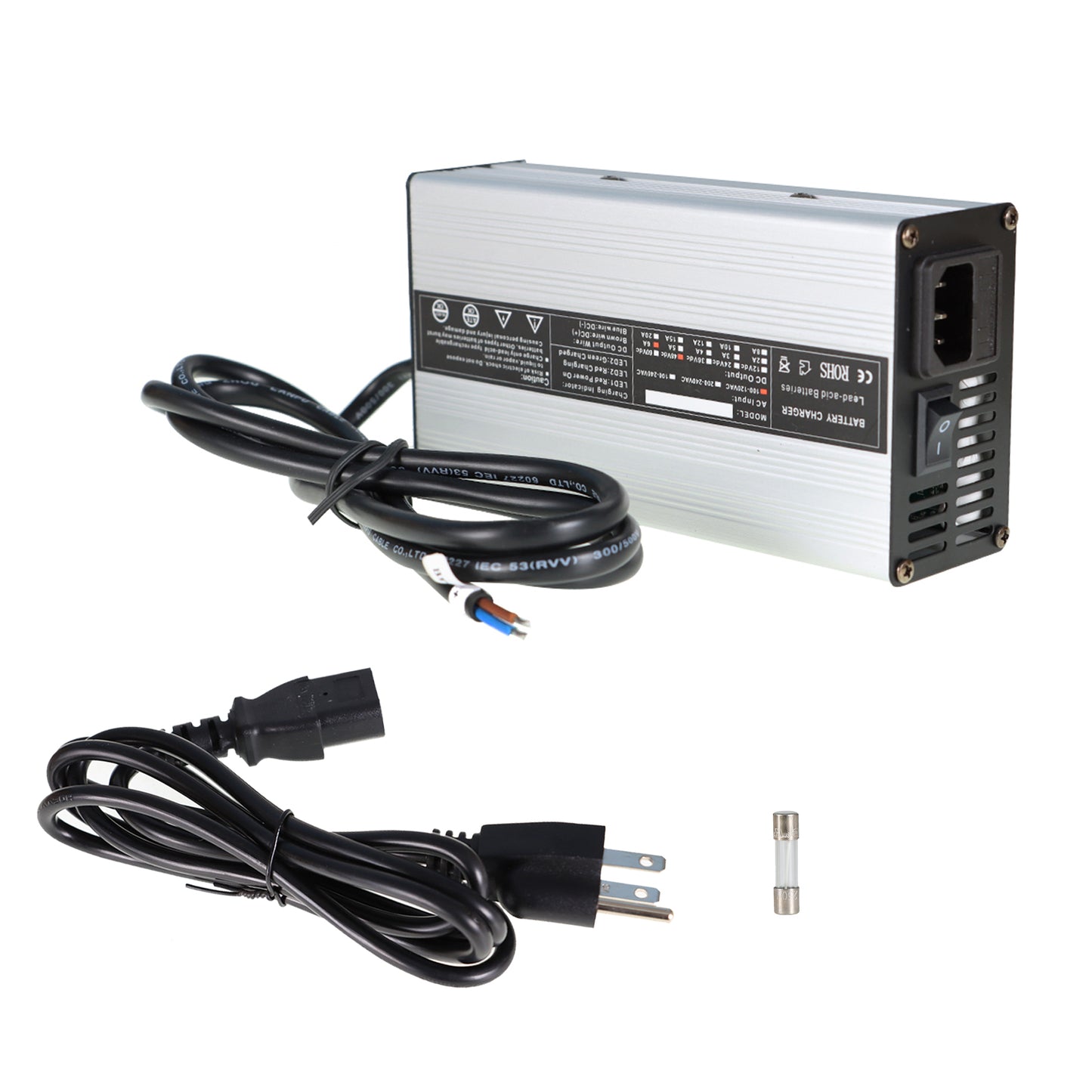 findmall FOR Star E-Z-Go TXT Club Car DS Yamaha 48Volt 6Amps Golf Cart Battery Charger